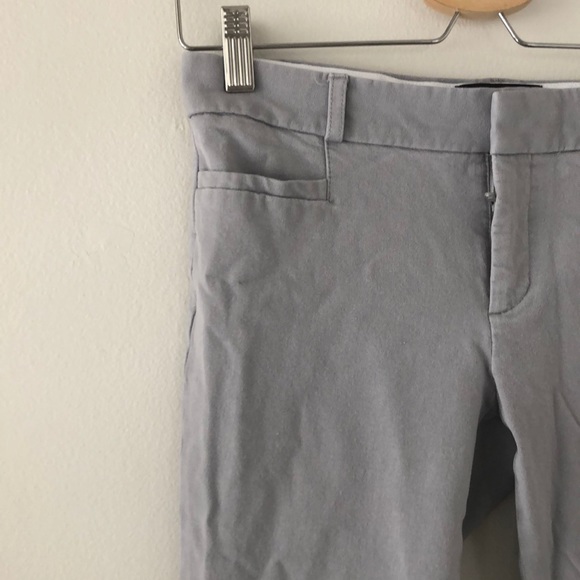 Banana republic light grey Sloan crop pants - Picture 2 of 5